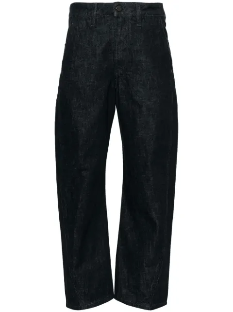 LEMAIRE Twisted high-rise cropped jeans Blue PA1051LD068
