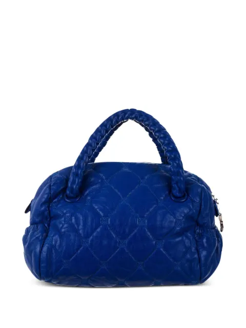 CHANEL Pre-Owned 2008 small diamond-quilted handbag Blue CHANELROYALBLUEBOWLER