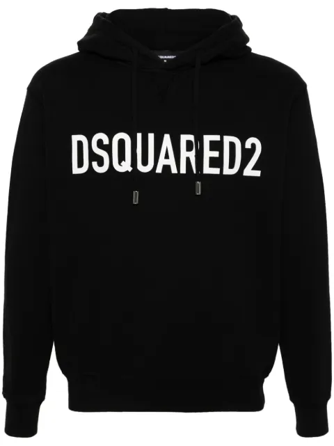 DSQUARED2 logo-print cotton track pants Black S74GU0664D25002