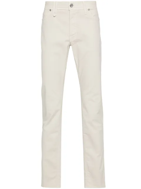 Brioni Chamonix mid-rise straight-leg jeans Neutrals SPY40LP8T01
