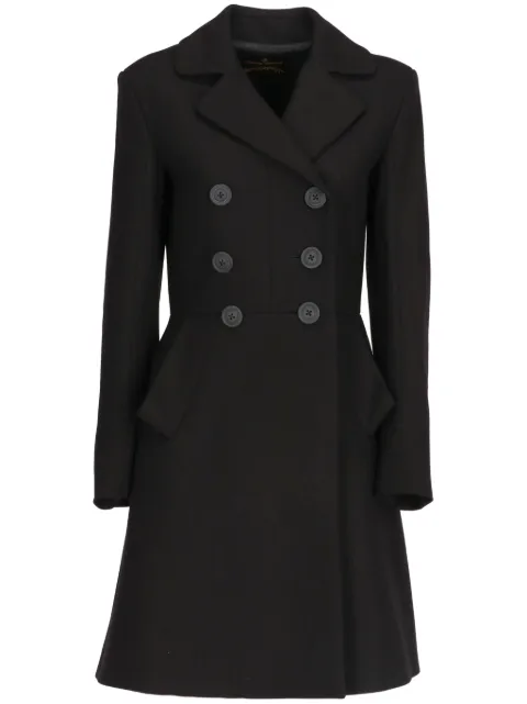 Vivienne Westwood Pre-Owned 2015-2016 double-breasted coat Black VIWE680EH