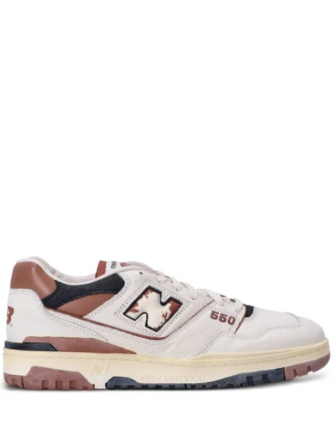 New Balance 550 panelled leather sneakers White BB550VGC