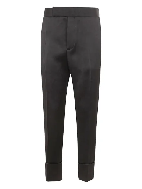 SAPIO pocket-detail tailored trousers Black N7DOUBLESATIND