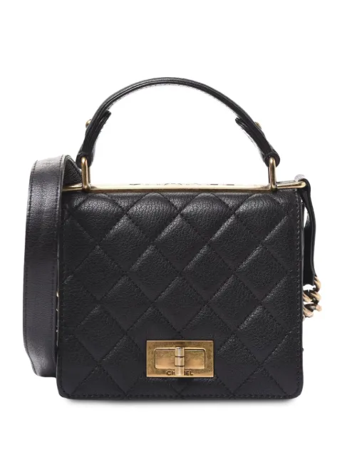 CHANEL Pre-Owned 2013 mini Kelly Classic Flap tote bag Black CHANELSOBLACKMINIKELLY