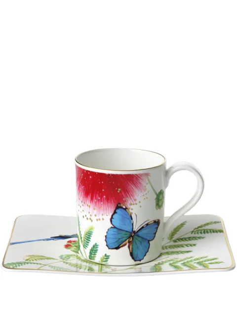 Villeroy & Boch Amazonia porcelain espresso cups and saucers (set of 6) White 1035141290