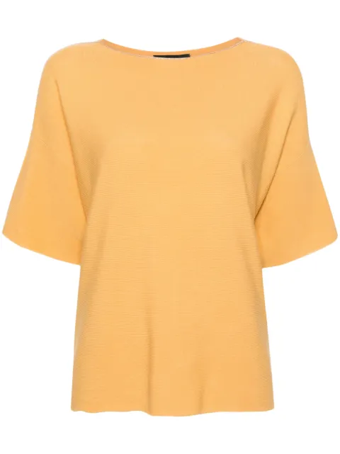 Fabiana Filippi organic-cotton sweater Yellow MAD264F097D2900000