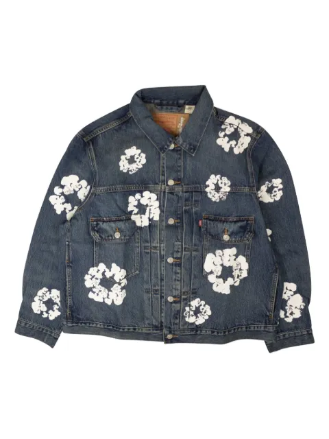 Denim Tears x Levis's All Over Wreath jacket Blue 802000530