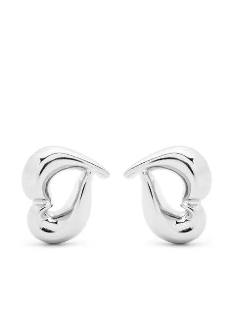 Annelise Michelson Amor heart-motif earrings Silver AME1SP