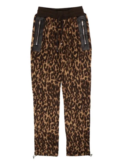 AMIRI leopard-print trousers Brown AMRXBTM0085
