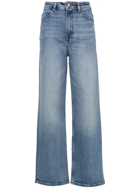 GANNI Andi high-rise wide-leg jeans Blue J1366