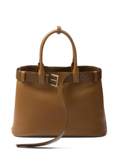 Prada large Buckle tote bag Brown 1BA416VDBO2CY9