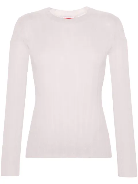 Kenzo ribbed open-knit jumper Pink FE52PU4523AB