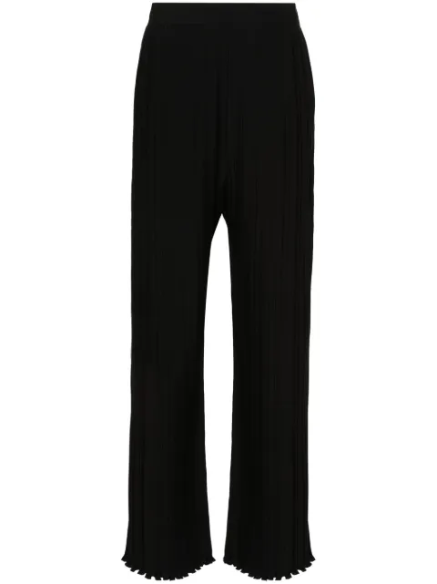 Lanvin plissé wide-leg trousers Black RWTR00085904