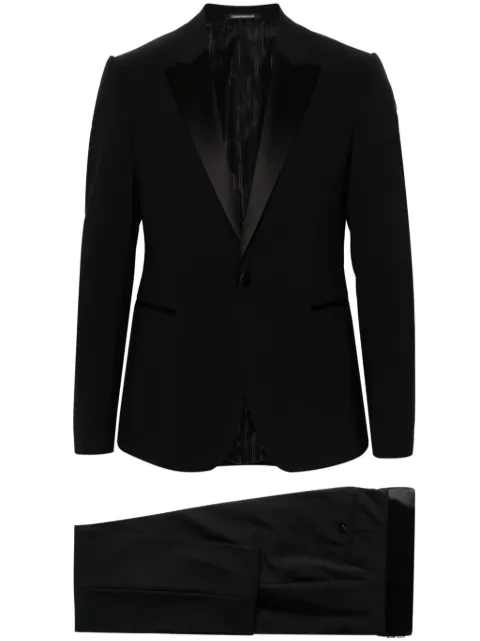 Emporio Armani single-breasted suit Blue E31VMU01506