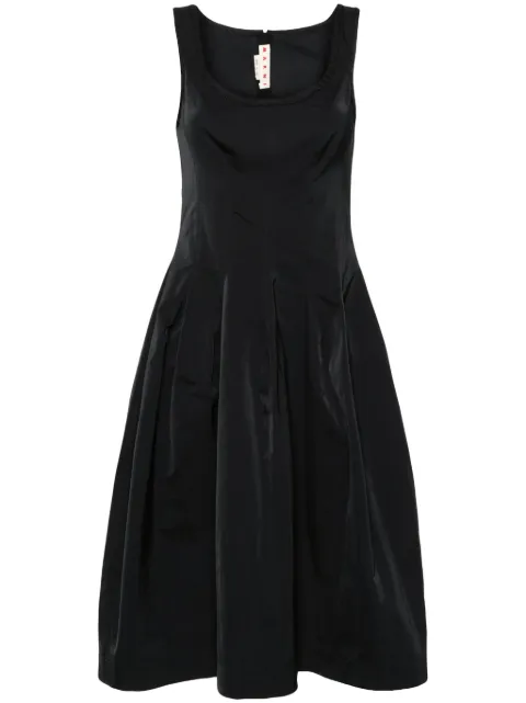 Marni A-line scuba midi dress Black ABMA1161A0UTP74900N99