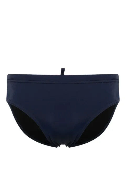 DSQUARED2 logo-print elasticated swim briefs Blue D7B355670ISA01