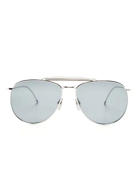 Thom Browne Eyewear pilot-frame sunglasses Silver UES015AG0001