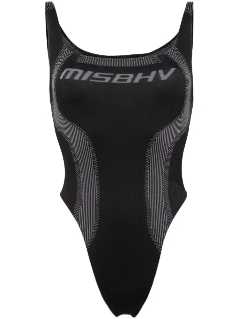 MISBHV logo-embroidered jacquard body Black 240W505