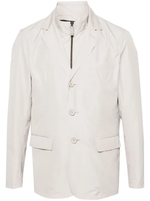 Herno Byron layered single-breasted blazer Neutrals GA000156U12010