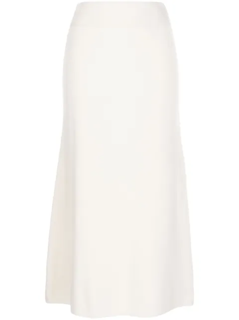 Lisa Yang cashmere midi skirt White 2023317