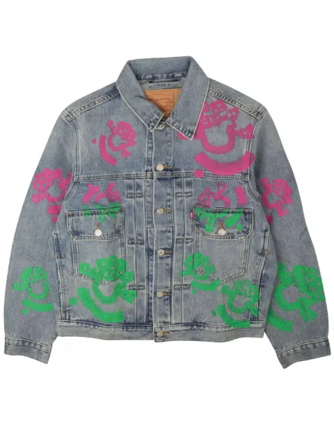 Denim Tears Bstroy Tears Type-2 denim jacket Blue 80270063