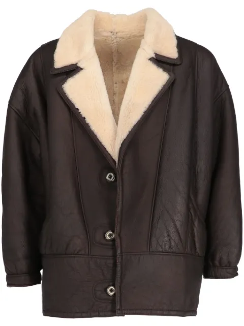 A.N.G.E.L.O. Vintage Cult 1980s shearling coat Brown ANG480DUD