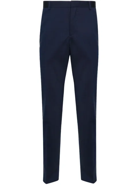 Calvin Klein tapered wool-blend tailored trousers Blue K10K103084477