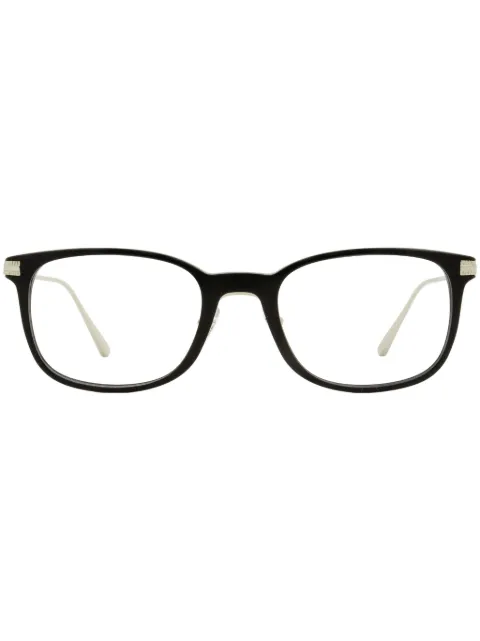 OMEGA EYEWEAR rectangle-frame glasses Black OM5039
