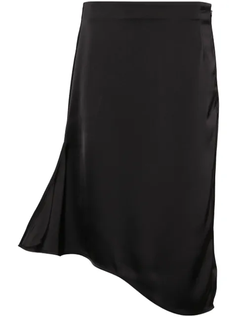 REMAIN knot-detailing midi skirt Black 501274100