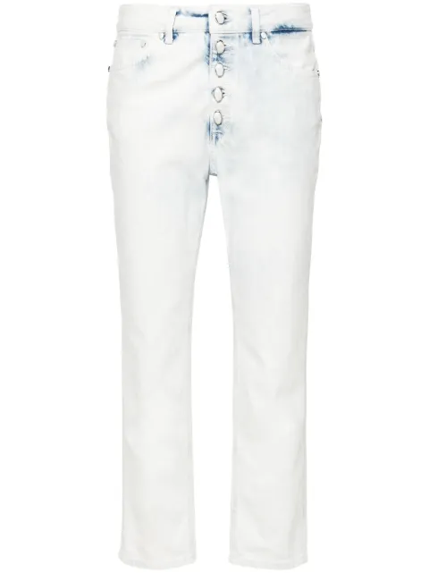 DONDUP mid-rise cropped jeans Blue DP268BDF0269DGX7