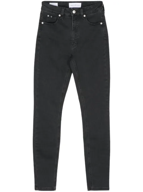 Calvin Klein Jeans high-rise skinny jeans Black J20J221584