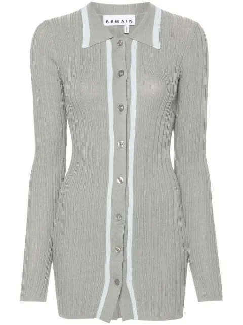 REMAIN ribbed-knit mini dress Grey 5010932905