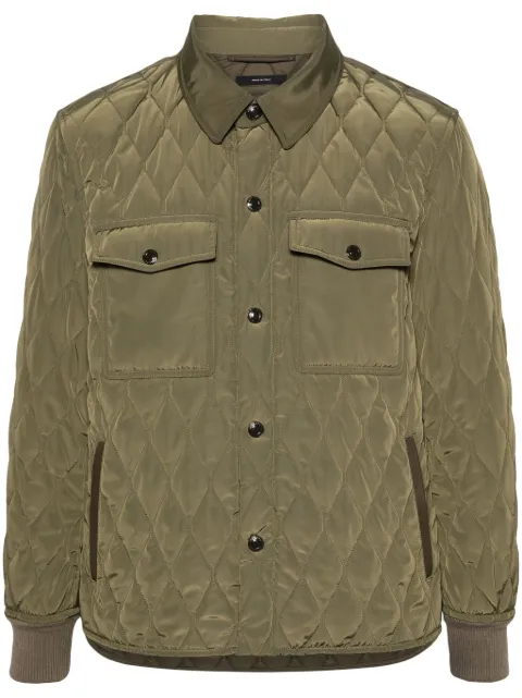 TOM FORD padded quilted jacket Green OJS005FMN001S23