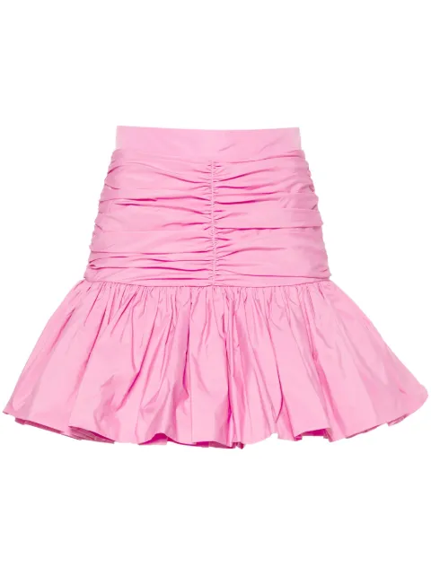Patou ruffled faille miniskirt Pink SK0610011455P