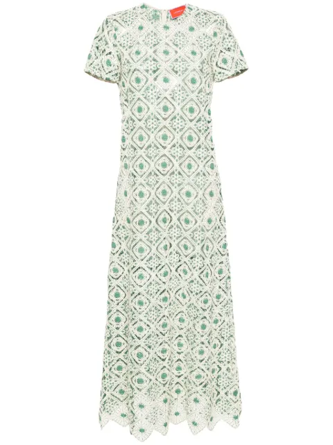 La DoubleJ Swing macramé maxi dress Neutrals DRE0001JCQ078AGU01WH03