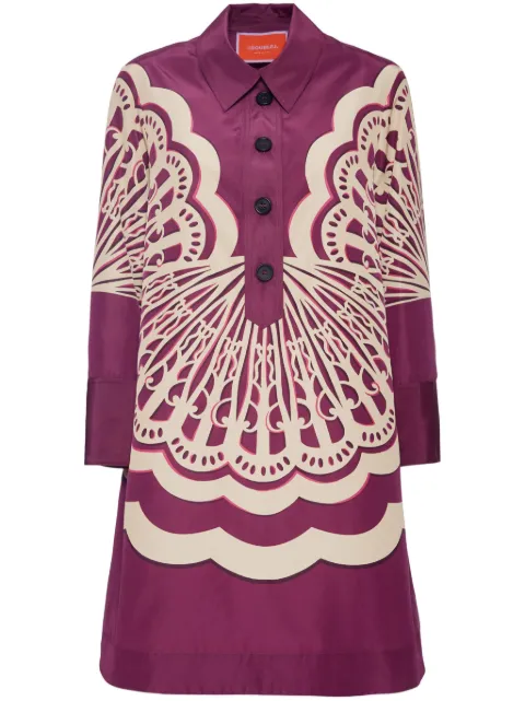 La DoubleJ Artemis mini shirt dress Purple DRE0701FAI002FAN03PU01