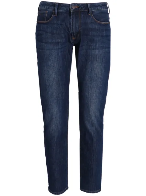 Emporio Armani washed straight-leg jeans Blue 3D1J061DRPZ