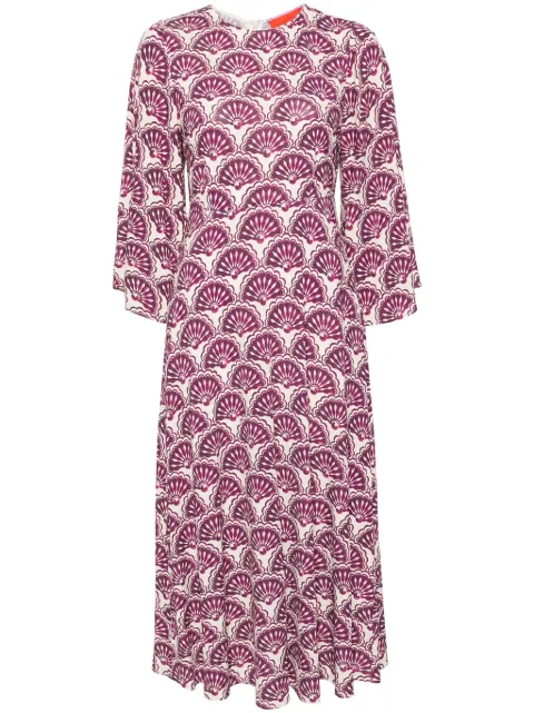 La DoubleJ Sorella midi dress Purple DRE0179JER027FAN01PU01