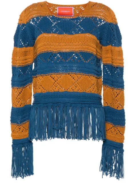 La DoubleJ Playa cotton jumper Blue PUL0188KNI105VA230BU05