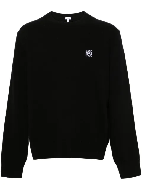 LOEWE anagram-embroidered sweater Black H526Y14KH1