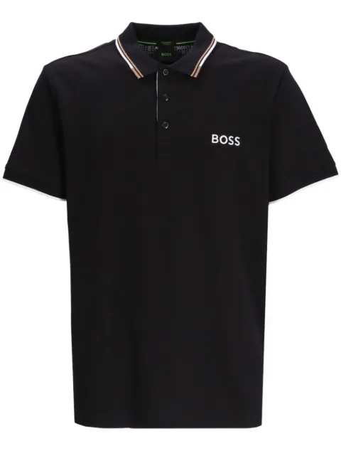 BOSS Paddy Curved polo shirt Black 50469102