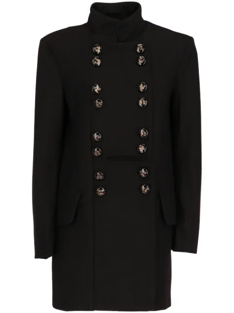 Vivienne Westwood Pre-Owned 2015-2016 double-breasted coat Black VIWE750DD