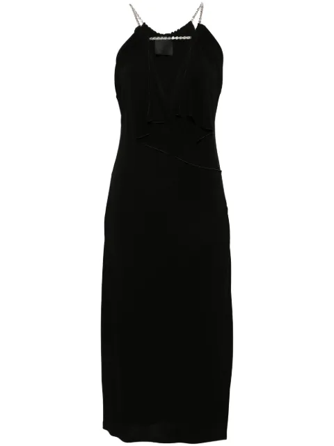 Givenchy halterneck midi dress Black BW21TT30XH