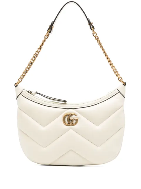 Gucci small GG Marmont shoulder bag White 777263AAC749206