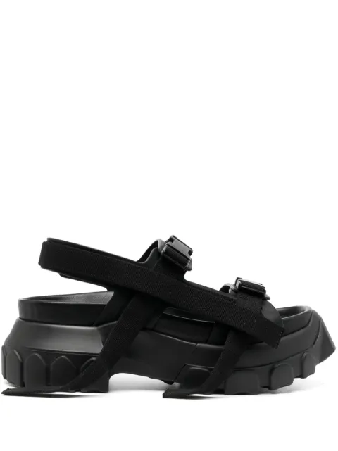 Rick Owens Tractor chunky sandals Black RP01D2885LOO