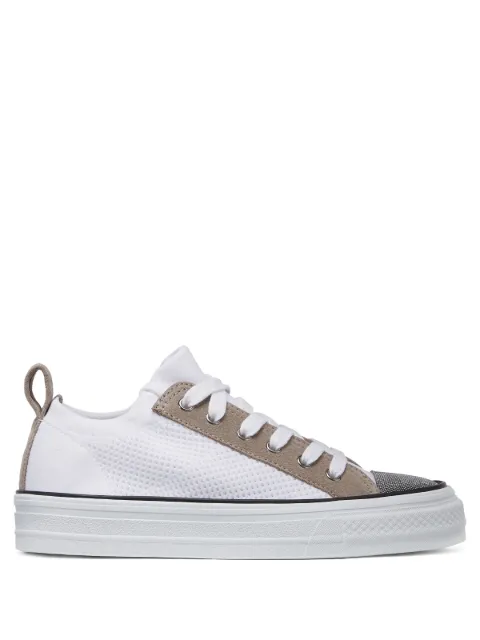 Brunello Cucinelli Monili-detail panelled sneakers White MZ49G2650C001
