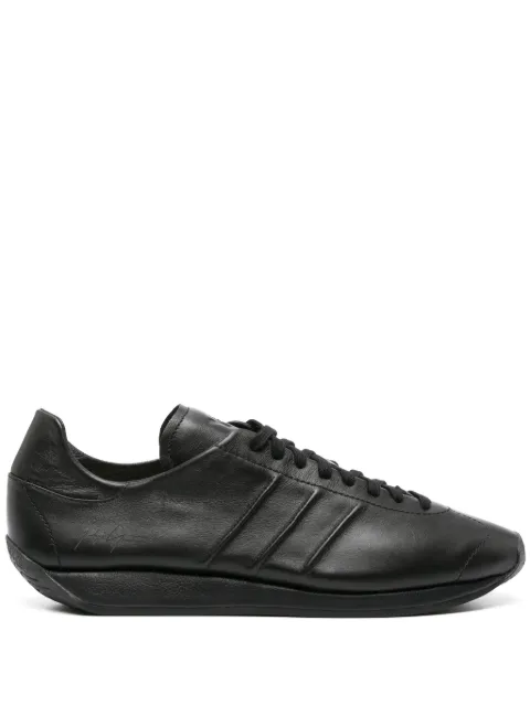 Y-3 x Adidas Country leather sneakers Black IE5697