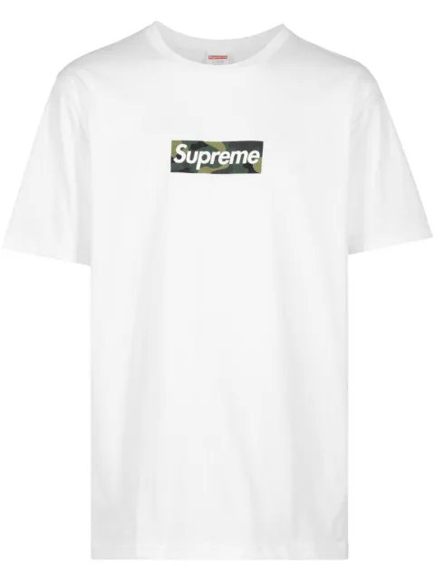 Supreme box logo cotton T-shirt White SU100186