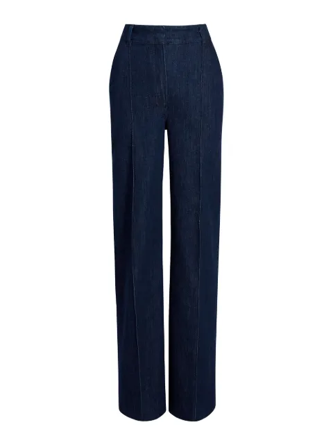 Another Tomorrow high-rise denim trousers Blue A322PT019CO