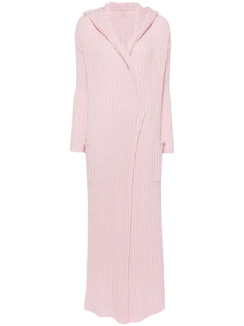 Teddy Cashmere Amalfi chunky-knit cashmere cardigan Pink AMALFI